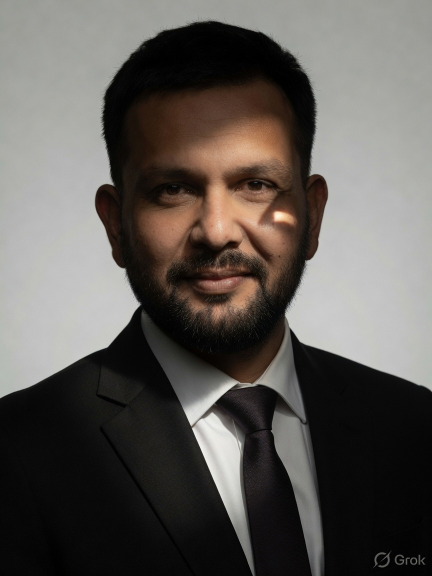 Nikhil Trikha in a business meeting portrait